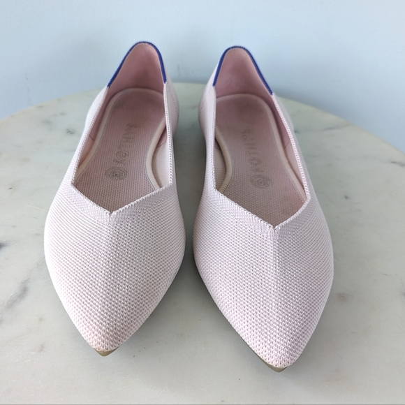 Rothy's The Point Blush With Tortoise Shell Sole - Picture 11 of 16